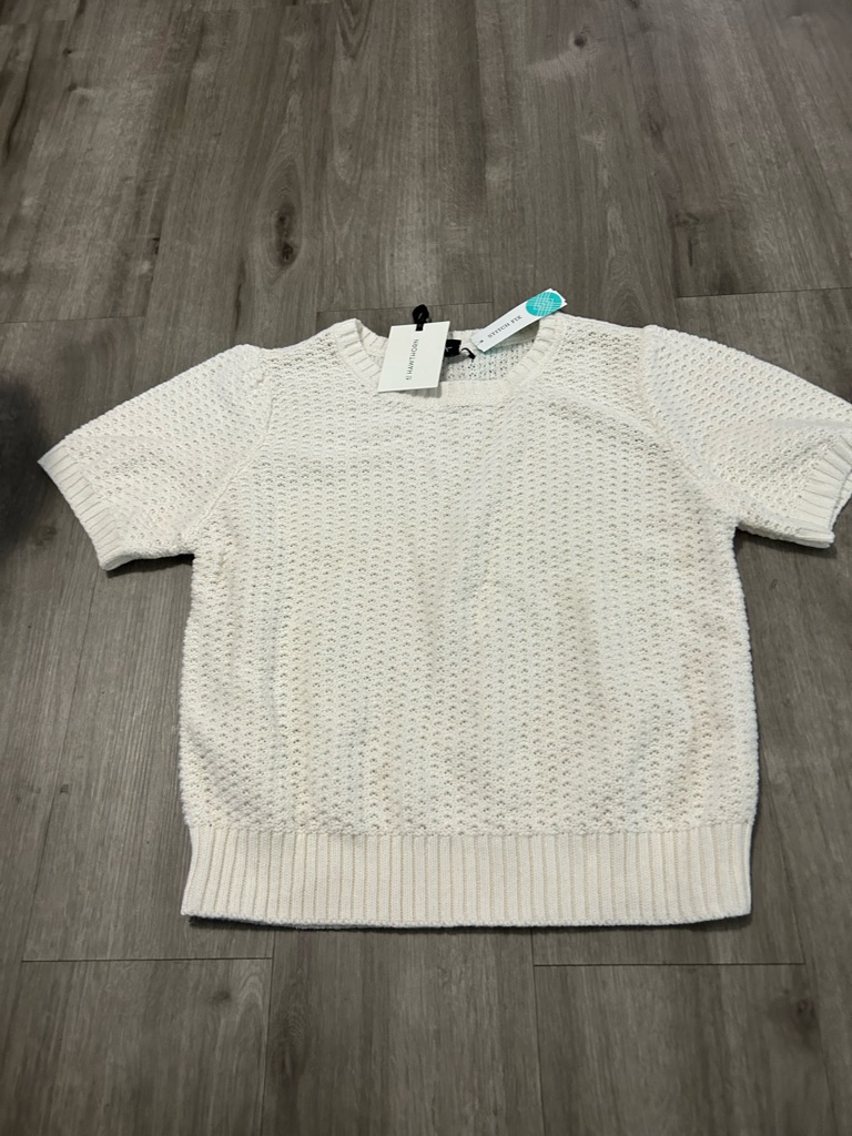 41 Hawthorn OffWhite Textured Crewneck Sweater Brand New
